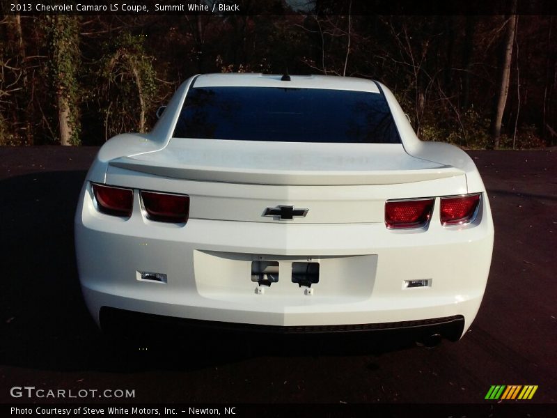 Summit White / Black 2013 Chevrolet Camaro LS Coupe