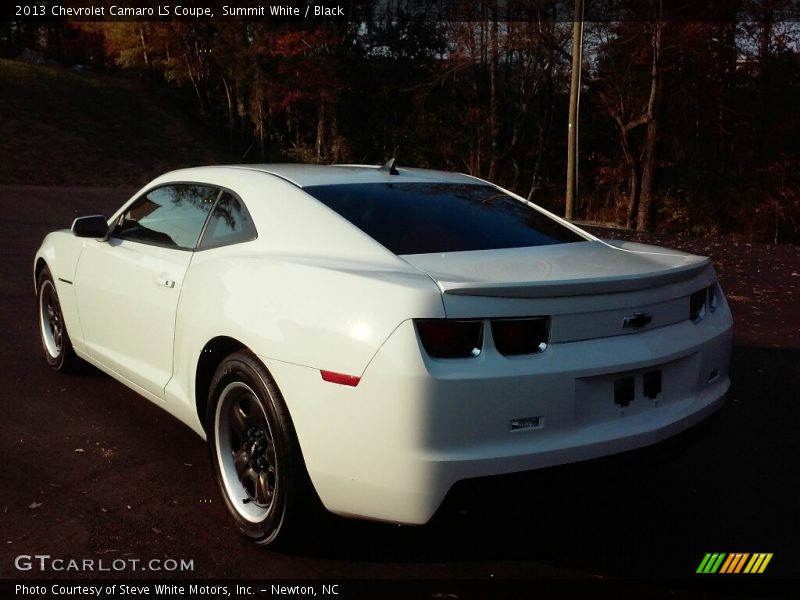 Summit White / Black 2013 Chevrolet Camaro LS Coupe