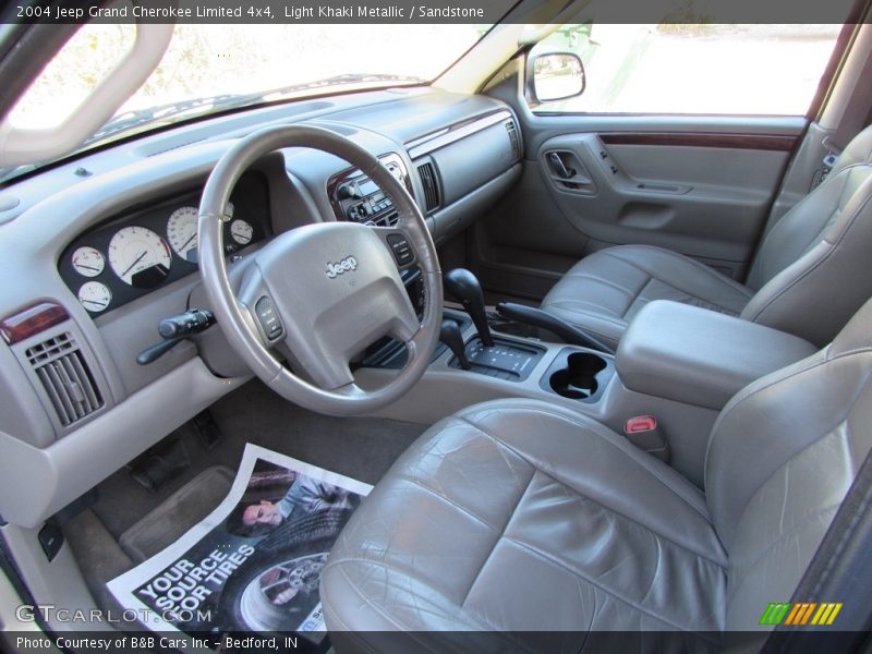 Light Khaki Metallic / Sandstone 2004 Jeep Grand Cherokee Limited 4x4