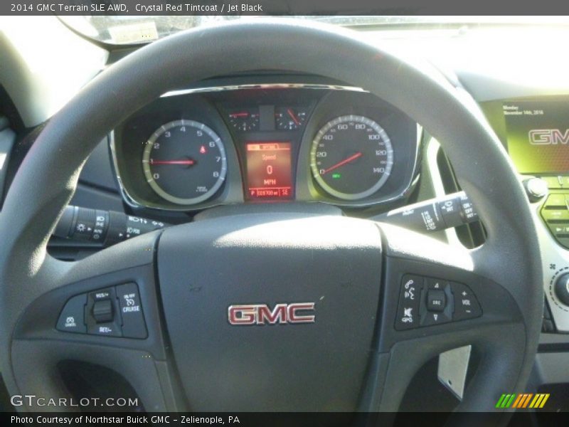 Crystal Red Tintcoat / Jet Black 2014 GMC Terrain SLE AWD