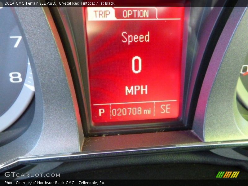 Crystal Red Tintcoat / Jet Black 2014 GMC Terrain SLE AWD