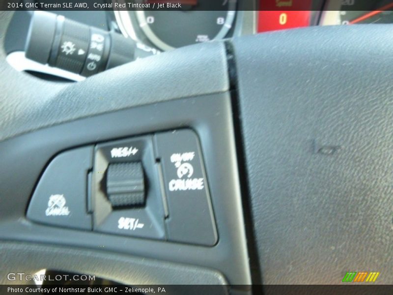 Crystal Red Tintcoat / Jet Black 2014 GMC Terrain SLE AWD