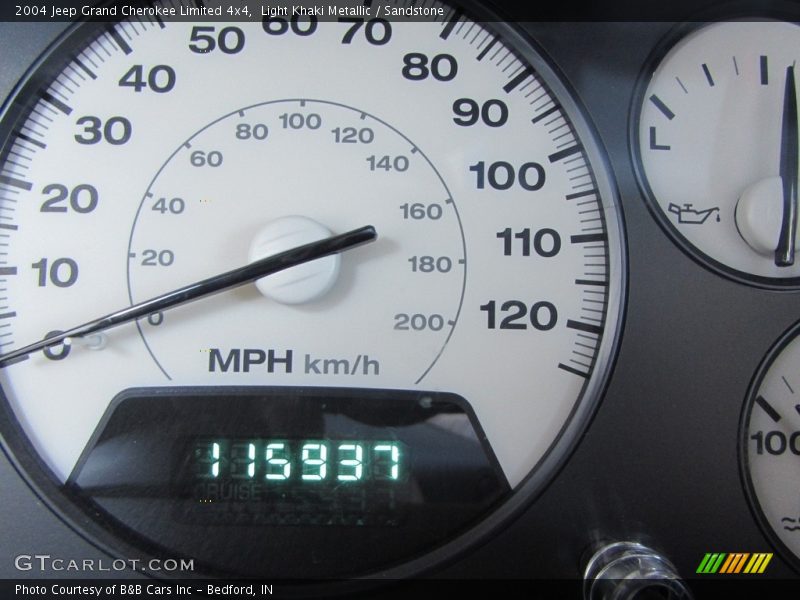 Light Khaki Metallic / Sandstone 2004 Jeep Grand Cherokee Limited 4x4