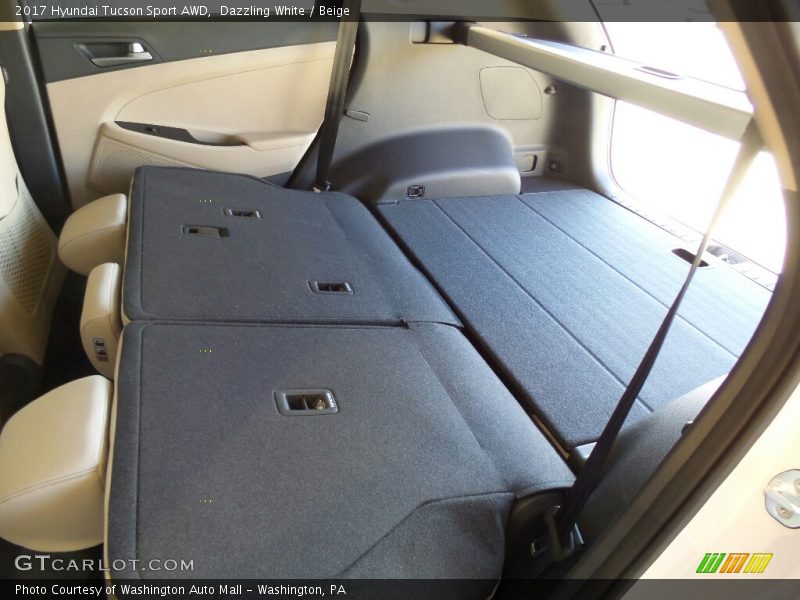Dazzling White / Beige 2017 Hyundai Tucson Sport AWD