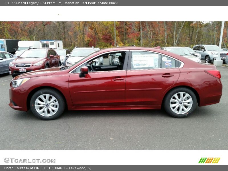 Venetian Red Pearl / Slate Black 2017 Subaru Legacy 2.5i Premium