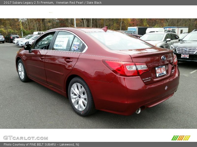 Venetian Red Pearl / Slate Black 2017 Subaru Legacy 2.5i Premium