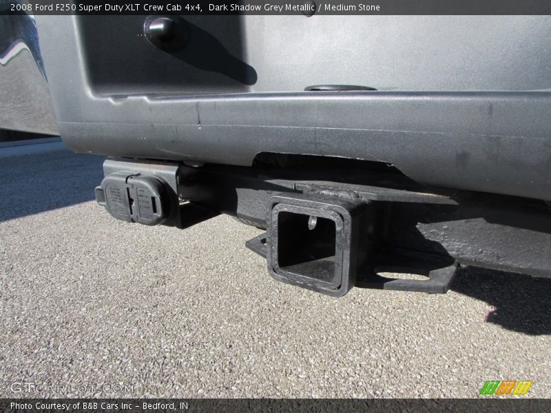 Dark Shadow Grey Metallic / Medium Stone 2008 Ford F250 Super Duty XLT Crew Cab 4x4