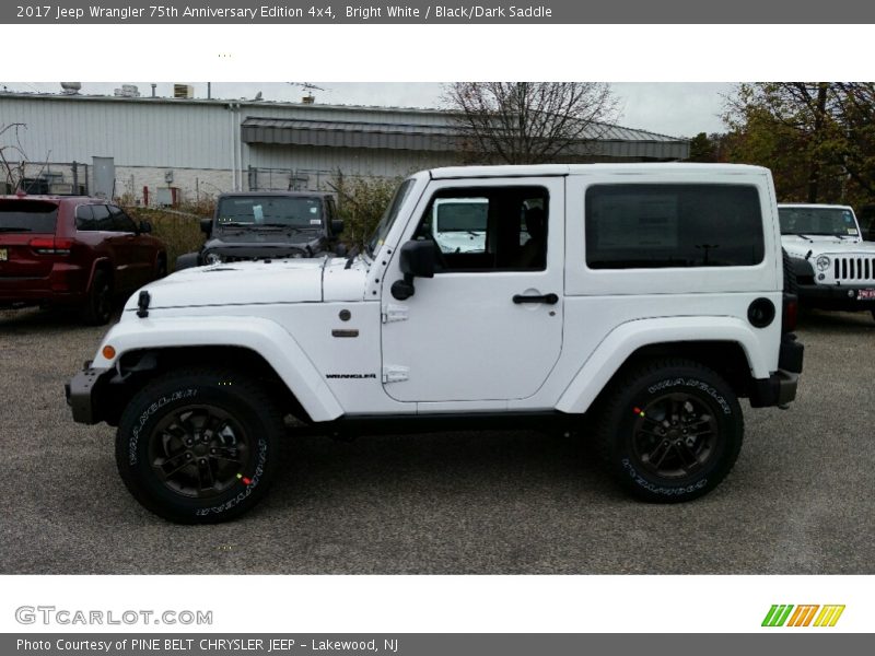 Bright White / Black/Dark Saddle 2017 Jeep Wrangler 75th Anniversary Edition 4x4