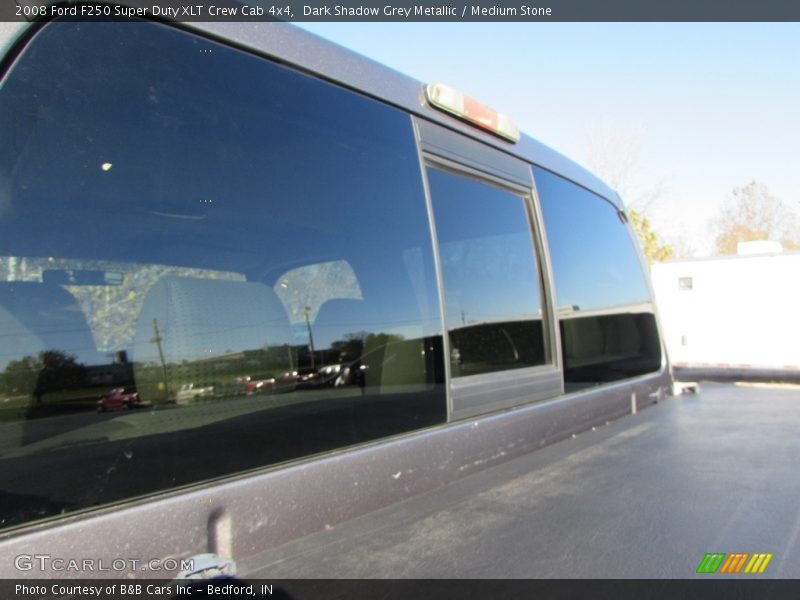 Dark Shadow Grey Metallic / Medium Stone 2008 Ford F250 Super Duty XLT Crew Cab 4x4