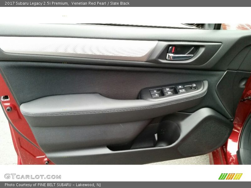 Venetian Red Pearl / Slate Black 2017 Subaru Legacy 2.5i Premium