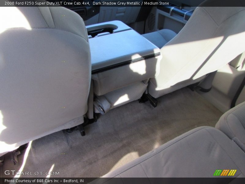 Dark Shadow Grey Metallic / Medium Stone 2008 Ford F250 Super Duty XLT Crew Cab 4x4