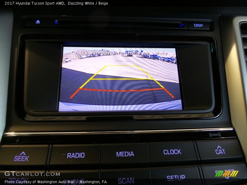 Dazzling White / Beige 2017 Hyundai Tucson Sport AWD