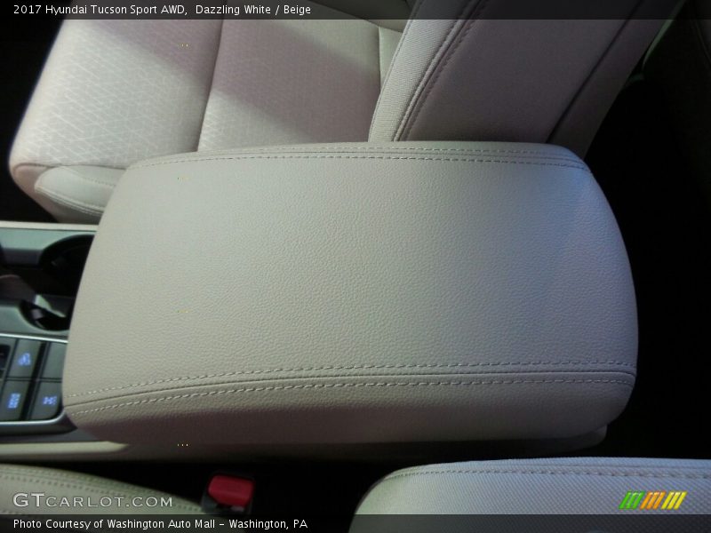 Dazzling White / Beige 2017 Hyundai Tucson Sport AWD