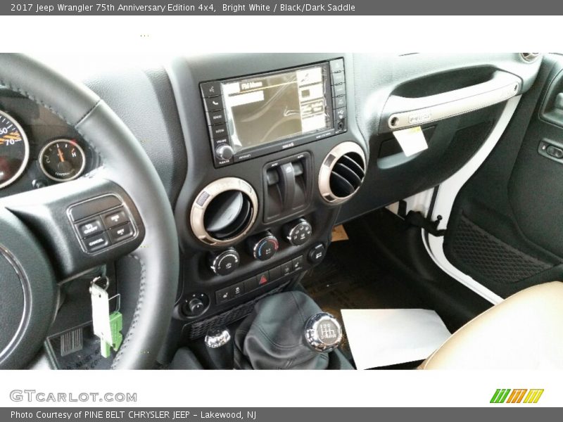Bright White / Black/Dark Saddle 2017 Jeep Wrangler 75th Anniversary Edition 4x4