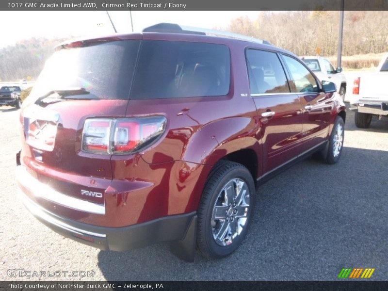 Crimson Red Tintcoat / Ebony 2017 GMC Acadia Limited AWD