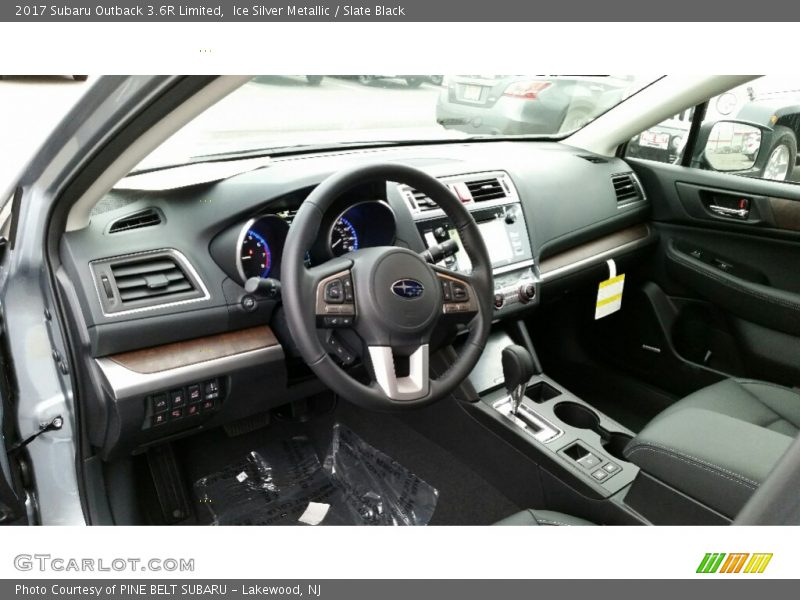 Ice Silver Metallic / Slate Black 2017 Subaru Outback 3.6R Limited