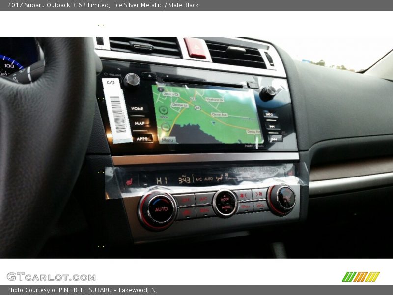 Ice Silver Metallic / Slate Black 2017 Subaru Outback 3.6R Limited