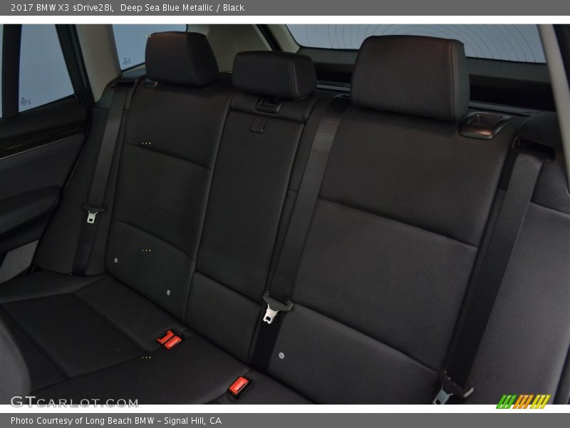 Deep Sea Blue Metallic / Black 2017 BMW X3 sDrive28i