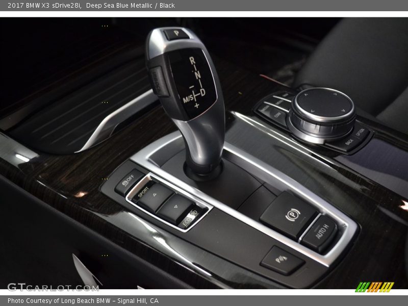 Deep Sea Blue Metallic / Black 2017 BMW X3 sDrive28i