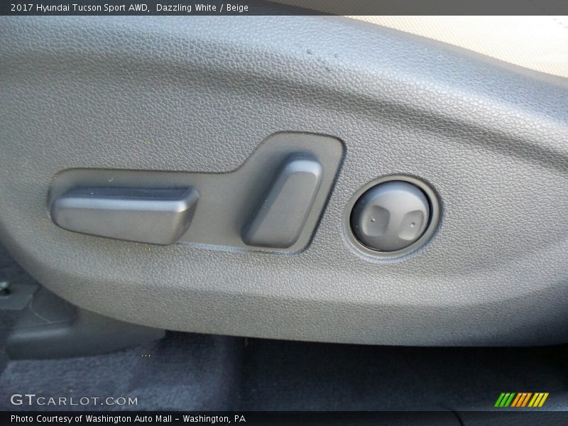 Dazzling White / Beige 2017 Hyundai Tucson Sport AWD