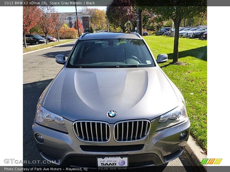 Space Gray Metallic / Black 2013 BMW X3 xDrive 28i