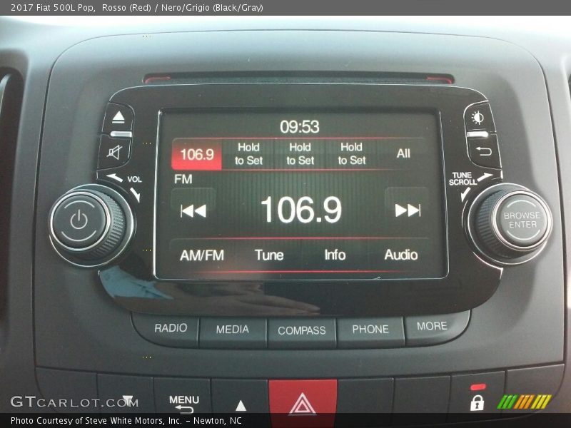 Controls of 2017 500L Pop