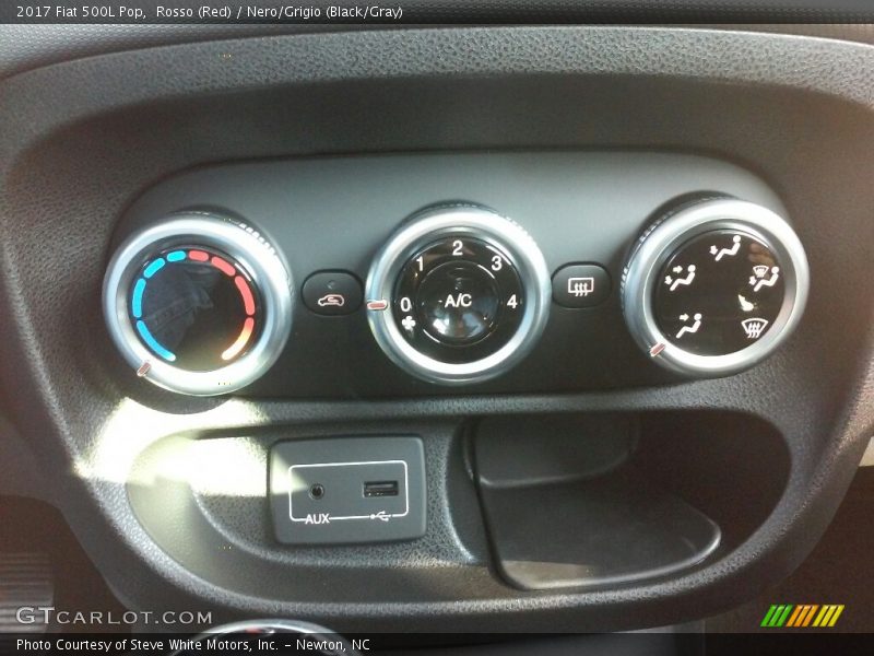 Controls of 2017 500L Pop