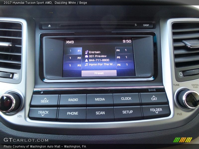Controls of 2017 Tucson Sport AWD