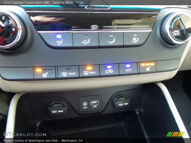 Controls of 2017 Tucson Sport AWD