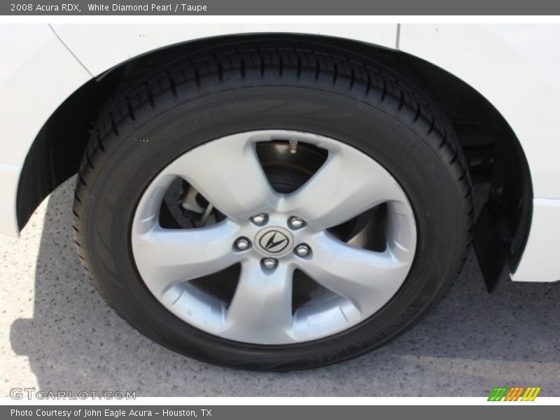 White Diamond Pearl / Taupe 2008 Acura RDX