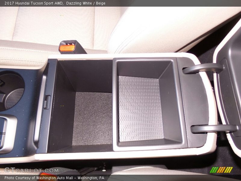 Dazzling White / Beige 2017 Hyundai Tucson Sport AWD