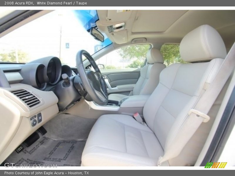 White Diamond Pearl / Taupe 2008 Acura RDX