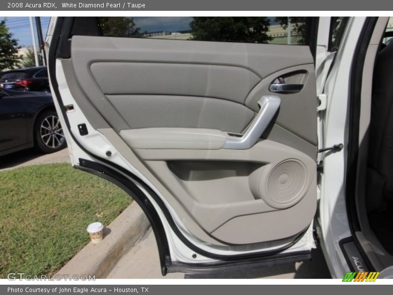 White Diamond Pearl / Taupe 2008 Acura RDX
