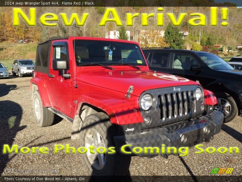 Flame Red / Black 2014 Jeep Wrangler Sport 4x4