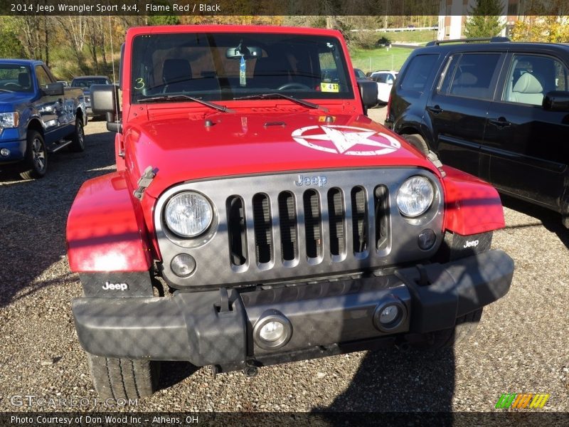 Flame Red / Black 2014 Jeep Wrangler Sport 4x4