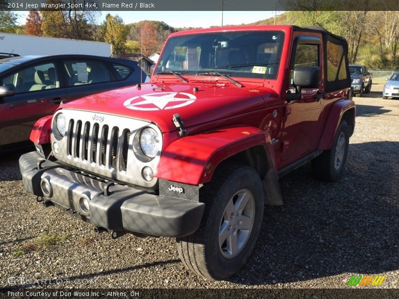 Flame Red / Black 2014 Jeep Wrangler Sport 4x4