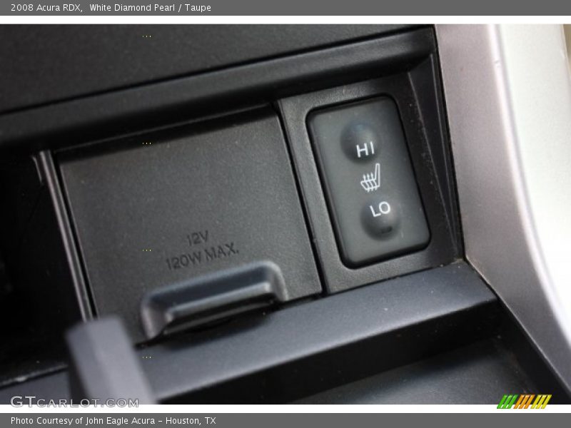 White Diamond Pearl / Taupe 2008 Acura RDX