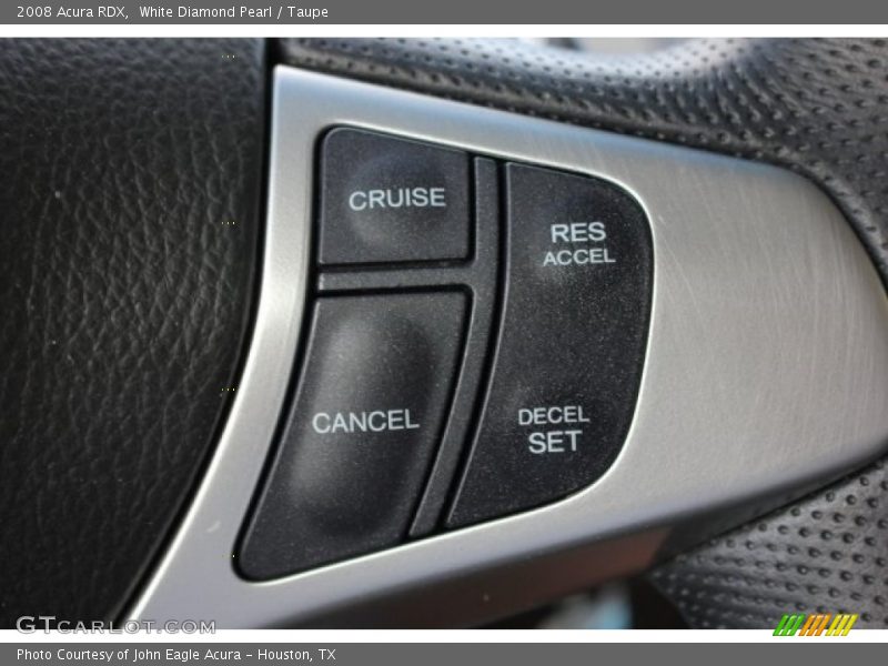 White Diamond Pearl / Taupe 2008 Acura RDX
