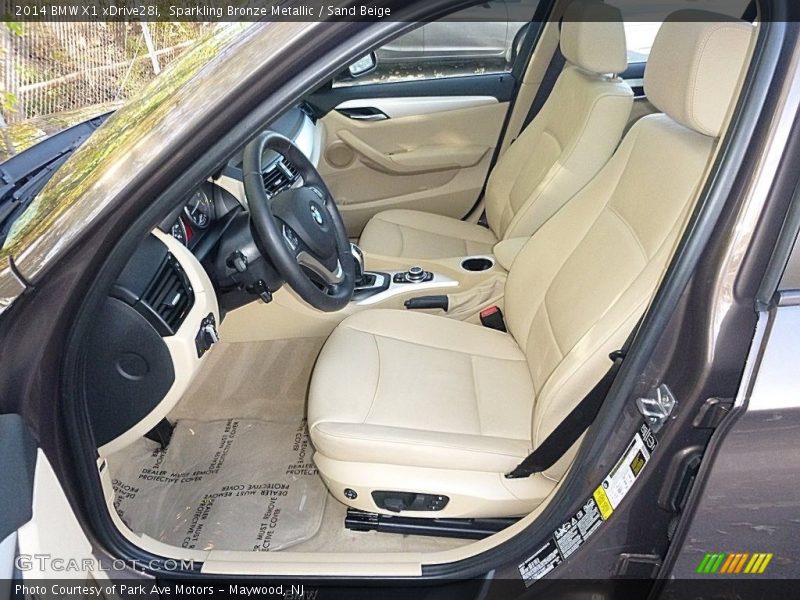 Sparkling Bronze Metallic / Sand Beige 2014 BMW X1 xDrive28i