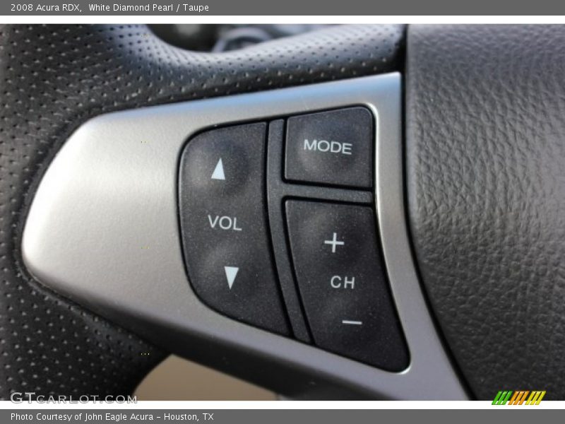 White Diamond Pearl / Taupe 2008 Acura RDX