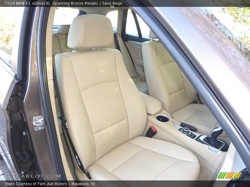 Sparkling Bronze Metallic / Sand Beige 2014 BMW X1 xDrive28i