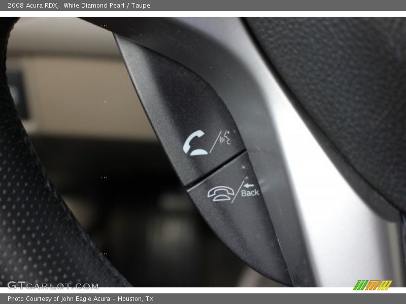 White Diamond Pearl / Taupe 2008 Acura RDX
