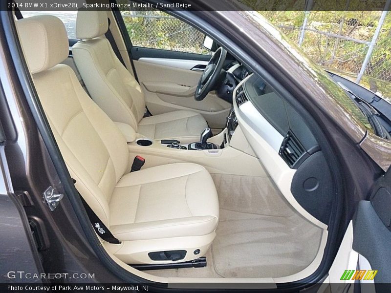 Sparkling Bronze Metallic / Sand Beige 2014 BMW X1 xDrive28i