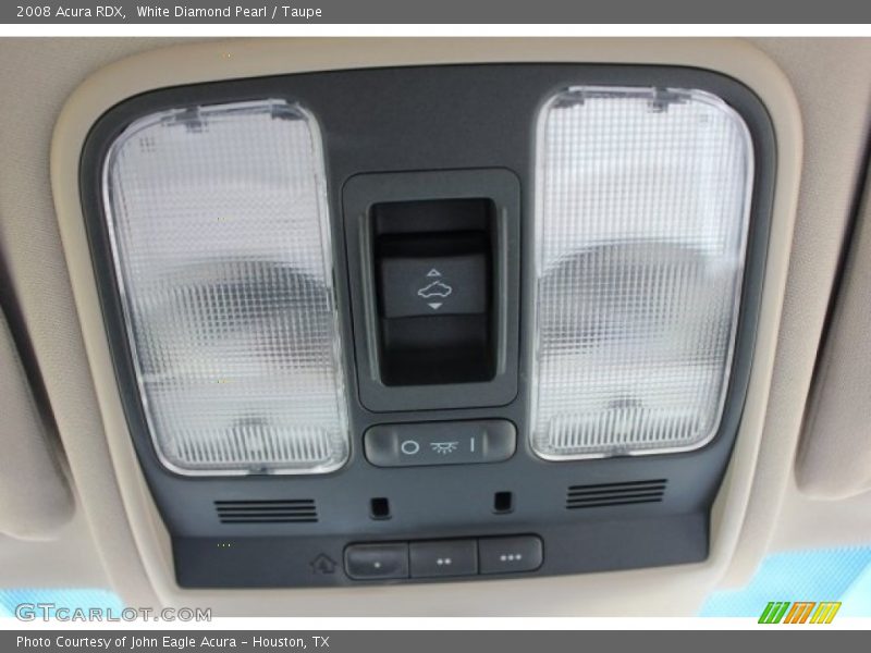 White Diamond Pearl / Taupe 2008 Acura RDX