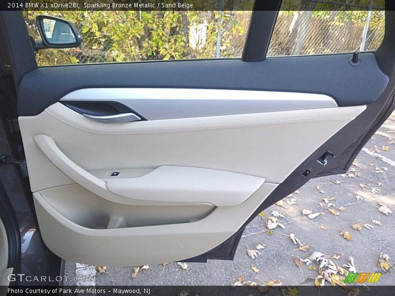Sparkling Bronze Metallic / Sand Beige 2014 BMW X1 xDrive28i