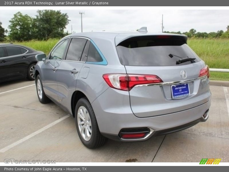 Lunar Silver Metallic / Graystone 2017 Acura RDX Technology
