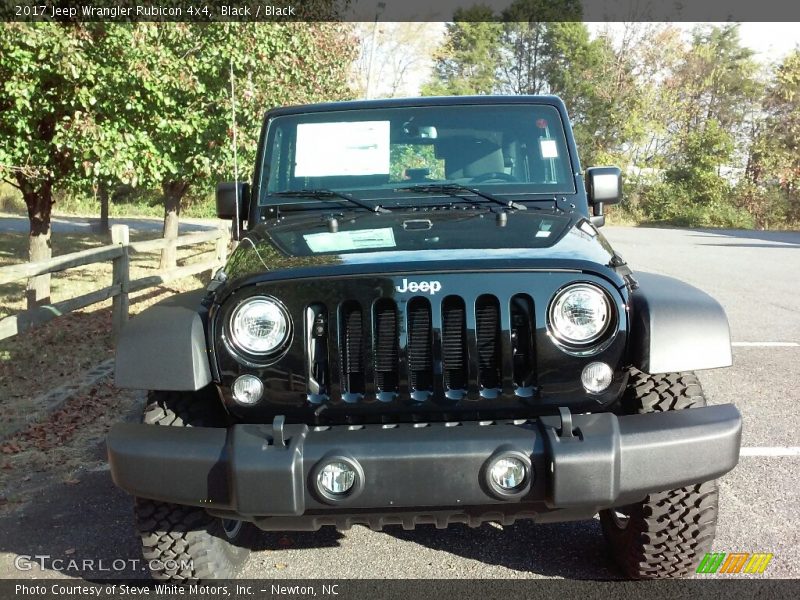 Black / Black 2017 Jeep Wrangler Rubicon 4x4
