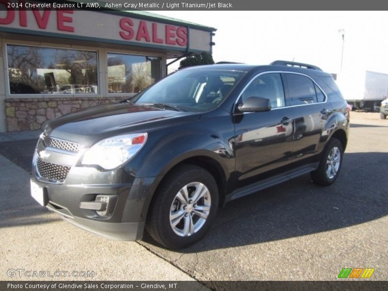 Ashen Gray Metallic / Light Titanium/Jet Black 2014 Chevrolet Equinox LT AWD