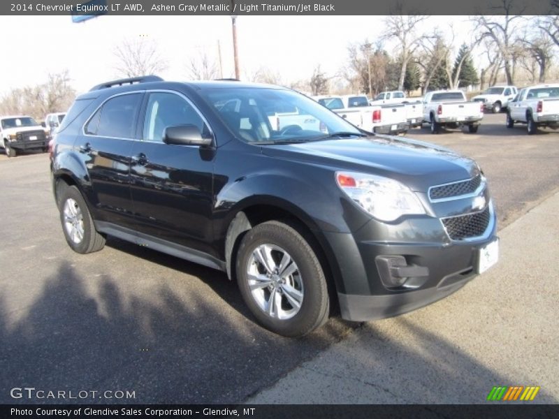 Ashen Gray Metallic / Light Titanium/Jet Black 2014 Chevrolet Equinox LT AWD