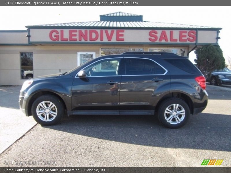 Ashen Gray Metallic / Light Titanium/Jet Black 2014 Chevrolet Equinox LT AWD